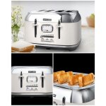 Grille - pain - haute qualit - beige - 4 tranches - 1800w - design rtro vintage