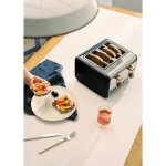 Grille - pain - create - toast retro - 1500w - fentes larges - style r�tro