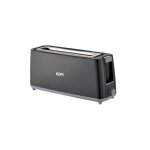 Grille - pain a fente longue edm au design noir - edm