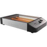 Grille - pain horizontal - suteo - to1001x - 1000w - 4 tranches - acier inox