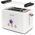 Grille - pain numrique magicfox ? 2 fente large 3 fonctions prconfigures. design compact arrt automatique ...