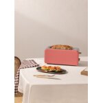 Grille - pain - toast retro - fentes larges - 1500w - style rétro - orange Grille - pain - toast retro - fentes larges - 1500w - style rétro - orange