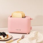 Grille - pain - toast studio - 750w - 6 niveaux - sécurité anti - basculement - rose pastel Grille - pain - toast studio - 750w - 6 niveaux - sécurité anti - basculement - rose pastel