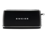 Grille - pain vintage - sweiss - grv9 - 2 fentes - 1500 w - noir Grille - pain vintage - sweiss - grv9 - 2 fentes - 1500 w - noir