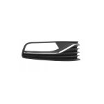 Grille de pare - choc avant droite noire et chrome avec trou anti - brouillard volkswagen polo 5 2014 ...