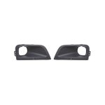 Grilles de pare - choc avant noires avec trous anti - brouillards kit peugeot partner depuis 2018