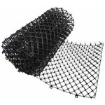 Grille de protection contre les chats et les chiens pour le jardin 300 x 30 cm noir