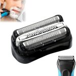 Grille rasoir pour braun serie 3 (32b) tete de rasoir pour braun serie 3 noir pour braun serie 3 compatible ...