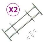 Grilles r�glables de s�curit� de fen�tres 2 pcs 1000 1500 mm
