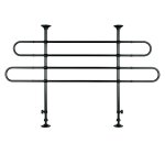 Grille de s�paration r�glable universelle pour chien ? largeur 90 - 155 cm & hauteur 75 - 134 cm