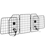 Grille de séparation voiture pour chien pliable - pawhut - largeur ajustable 93 à 150 cm - barrière pour ... Grille de séparation voiture pour chien pliable - pawhut - largeur ajustable 93 à 150 cm - barrière pour ...