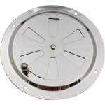 Grille de ventilation rond ouverture da�ration r�glable �vent da�ration en acier inox entr�e et �vacuation ...