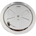 Grille de ventilation rond ouverture da�ration r�glable �vent da�ration en acier inox entr�e et �vacuation ...