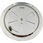 Grille de ventilation rond ouverture daration rglable vent daration en acier inox entre et vacuation ...