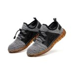 Gris chaussure de s�curit� homme l�g�re baskets de s�curit� femme respirant chaussure de travail en acier ...