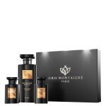 Coffret de beaut - gris montaigne - bellaya - gel douche 650ml - parfum 75ml - huile 75ml