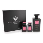 Coffret mya belle - gris montaigne - gel douche 650ml - parfum 75ml - huile 75ml - femme
