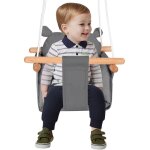 Gris si�ge de b�b� avec bande de s�curit� balan�oire en forme ours denfant 12 mois ou plus jouet de jeux ...
