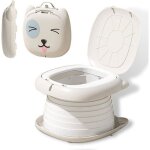 Gris toilettes pliantes pour enfants pot pliant de voyage portable camping sur la route ou utilisation ...