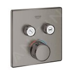 Grohe grohtherm smartcontrol mitigeur thermostatique encastré avec 2 soupapes hard graphite brossé 29124al0 ... Grohe grohtherm smartcontrol mitigeur thermostatique encastré avec 2 soupapes hard graphite brossé 29124al0 ...