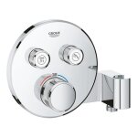 Grohe grohtherm smartcontrol mitigeur thermostatique encastr� de douche 2 sorties avec support de douche ...