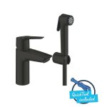 Mitigeur de lavabo - grohe quickfix start - noir mat - douchette int�gr�e - 165 mm de hauteur
