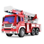 Gros camion de pompier vhicule pompiers avec chelle sonore et lumineuxgrand realiste maquette camionsvoiture ...