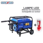 Groupe lectrogne master flash ? 2900 w avec lampe led rechargeable