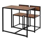 Groupe de salle � manger cuisine table � manger avec deux chaises table � manger pour petite pi�ce en ...