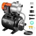 Groupe de surpression - vevor - 1176 w - pompe de puits peu profonde avec rservoir sous pression 19 ...