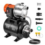 Groupe de surpression - vevor - 735 w - pompe de puits peu profonde avec réservoir sous pression 19 l ... Groupe de surpression - vevor - 735 w - pompe de puits peu profonde avec réservoir sous pression 19 l ...