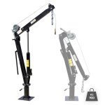 Grue de levage pick up capacite de 900 kg &amp treuil charger decharger socle solide