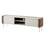 Guelph tv180 ? meuble tv noyer cachemire largeur 180 cm hauteur 52 cm profondeur 39 cm