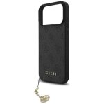 Guess 4g charms case for iphone 17 pro max 6. 9 tone on tone grey - guhmp17xgf4gck