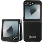 Guess 4g glitter script case for samsung galaxy z flip 6 black - guhczf6hggshk