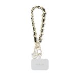 Guess - guouchsamc4k - bracelet universel avec pendentif en forme de saffiano 4g noir