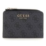 Porte - monnaie - guess - laurel zip around - gris foncé - noir - Élégant et fonctionnel Porte - monnaie - guess - laurel zip around - gris foncé - noir - Élégant et fonctionnel