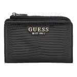 Guess porte - monnaie noir pour femme - orlina zip around card case 293506