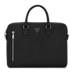 Guess sac de bureau noir pour homme - torino briefcase 300548
