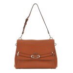 Guess sac à épaule bandoulière brun clair pour femme - silvye flap shoulder bag cognac 290601 Guess sac à épaule bandoulière brun clair pour femme - silvye flap shoulder bag cognac 290601
