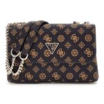 Guess sac � �paule bandouli�re brun fonc� brun clair pour femme - eco erica convertible crossbody flap ...