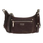Guess sac � �paule bandouli�re brun fonc� en cuir pour femme - marsha mini crossbody bag espresso 334126 ...