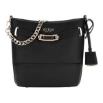 Sac  paule bandoulire - guess - silvye bucket bag - noir - 21x21x8 cm - 680 g