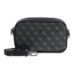 Guess sac � �paule bandouli�re noir gris pour homme - milano camera bag s dark black 329841