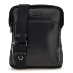 Guess sac � �paule bandouli�re noir pour homme - boston crossbody flat bag 311213