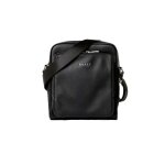 Guess sac  paule bandoulire noir pour homme - milano top zip xbody with front pocket 298809