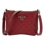 Sac  paule bandoulire - guess - gerty girlfriend satchel - rouge fonc - 22x15x7 cm - 435 g