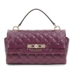 Guess sac  paule bandoulire rouge vin pour femme - idra top handle flap bag wine 326121
