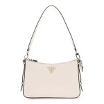 Guess sac � �paule beige pour femme - daryna top zip shoulder bag bone 286696