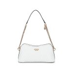 Guess sac à épaule blanc pour femme - betula top zip shoulder bag 300568 Guess sac à épaule blanc pour femme - betula top zip shoulder bag 300568